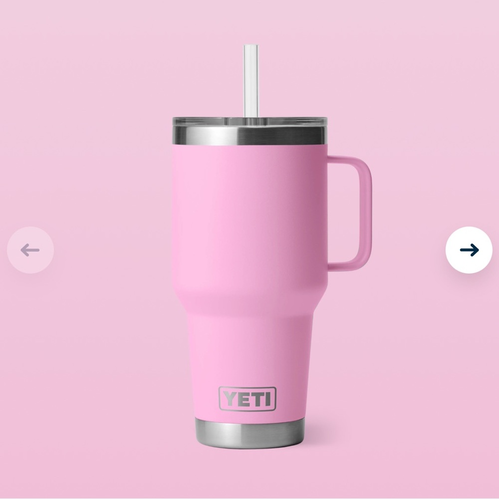 Powder pink yeti used but like new used once willing to negotiate!!!!